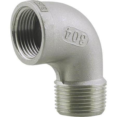Plumbeeze PLUMB-EEZE 3/4 In. FIP 90 Deg. Stainless Steel Street Elbow 1/4 Bend U2-SSSE-07